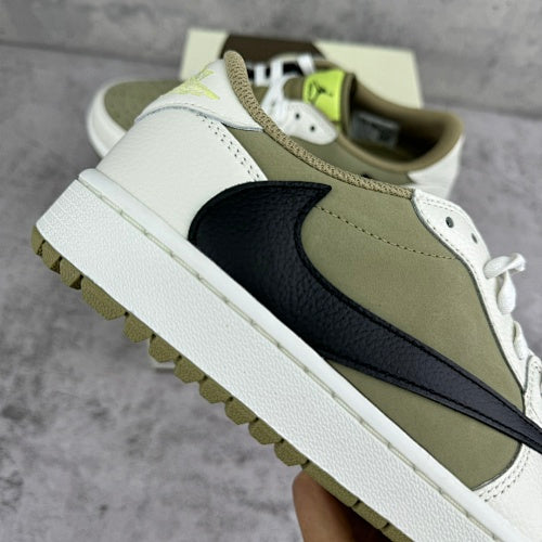 Jordan 1 Retro Low Golf Travis Scott Neutral Olive