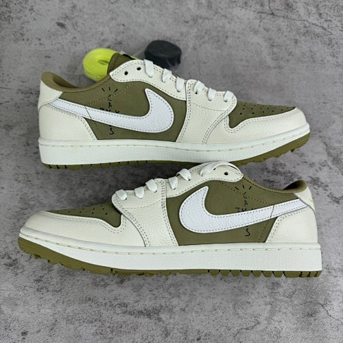 Jordan 1 Retro Low Golf Travis Scott Neutral Olive