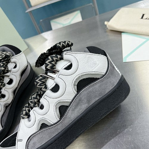 Lanvin Curb Sneakers 'White Anthracite'