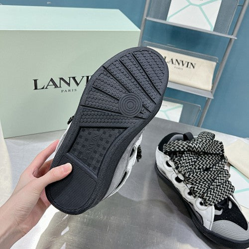Lanvin Curb Sneakers 'White Anthracite'