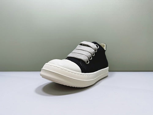 rick owens jumbo lace black low