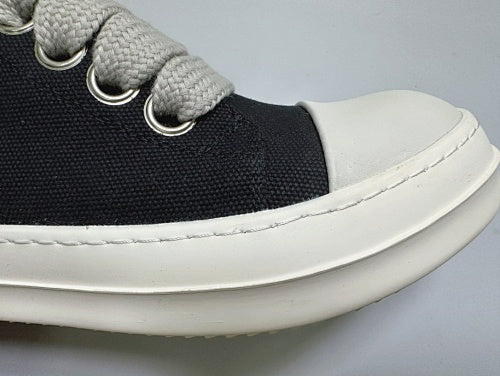 rick owens jumbo lace black low