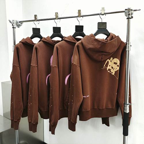 Sp5der x Young Thug Crewneck 'Angel Brown'