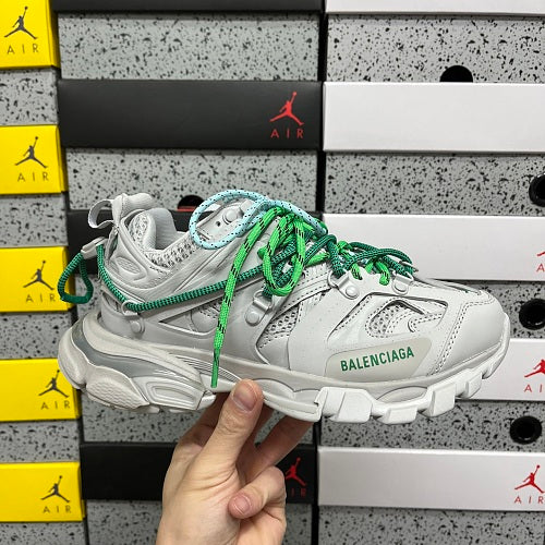 Balenciaga Track Trail Laces white and green