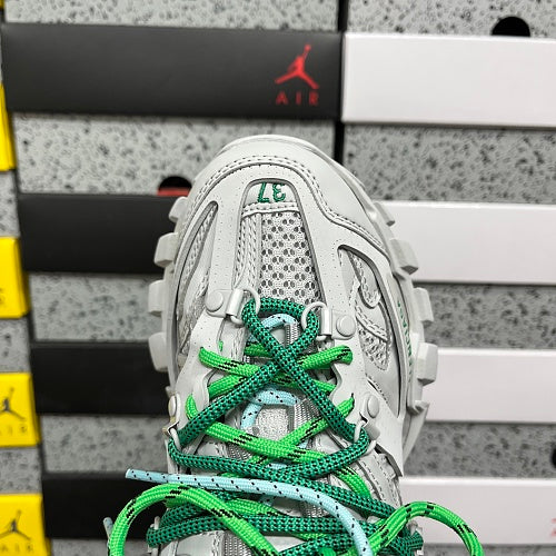 Balenciaga Track Trail Laces white and green