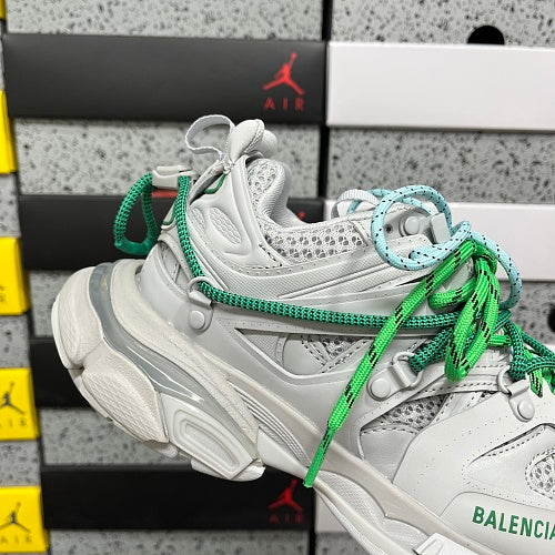 Balenciaga Track Trail Laces white and green