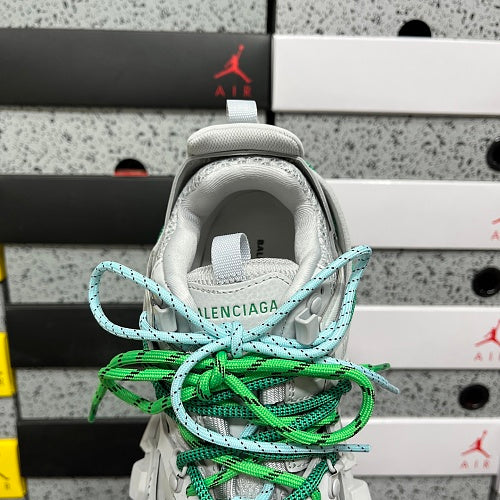 Balenciaga Track Trail Laces white and green