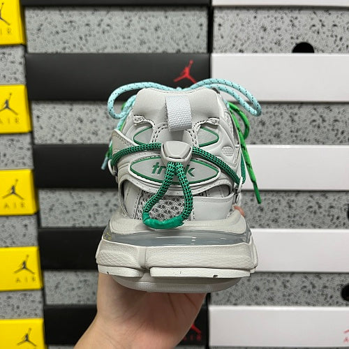 Balenciaga Track Trail Laces white and green