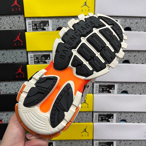 Balenciaga Track Sneaker 'White Orange' LED