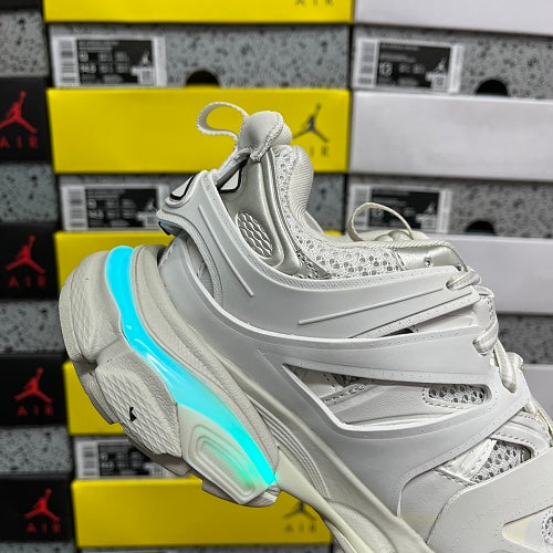 balenciaga tracks led white