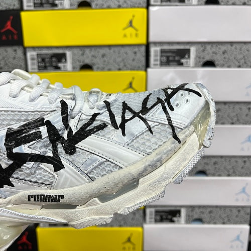 Balenciaga Runner Sneaker 'Graffiti - White Black'