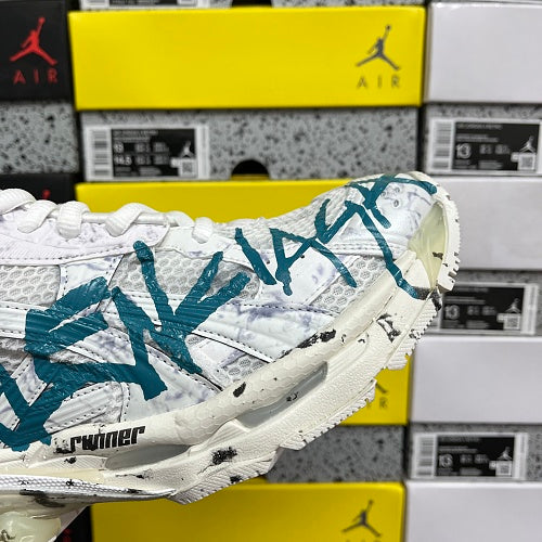 Balenciaga Runner Sneaker 'Graffiti - White Blue'