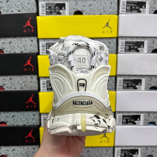 Balenciaga Runner Sneaker 'Graffiti - White Blue'