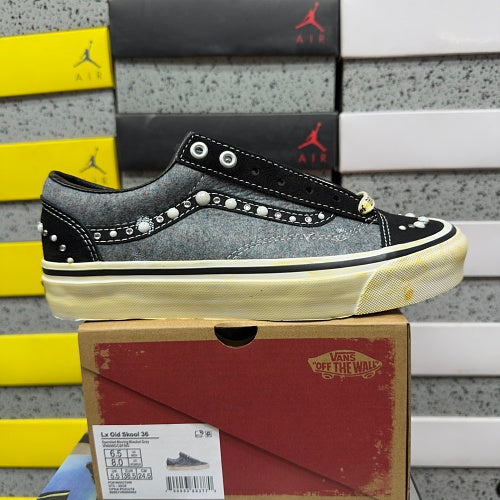 SATOSHI NAKAMOTO x Vans Old Skool Reissue 36 'Speckled Moving Blanket Grey'
